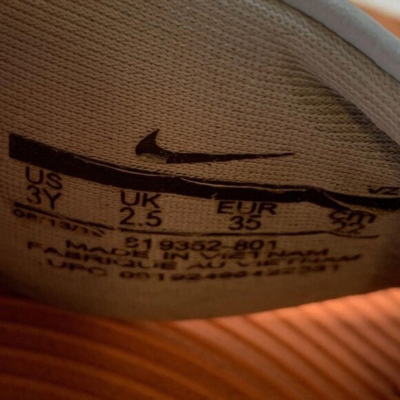 Nike Kawa Slide Youth Flip Flops Sandals Gray Orange Size 3Y Read Description - Picture 7 of 7